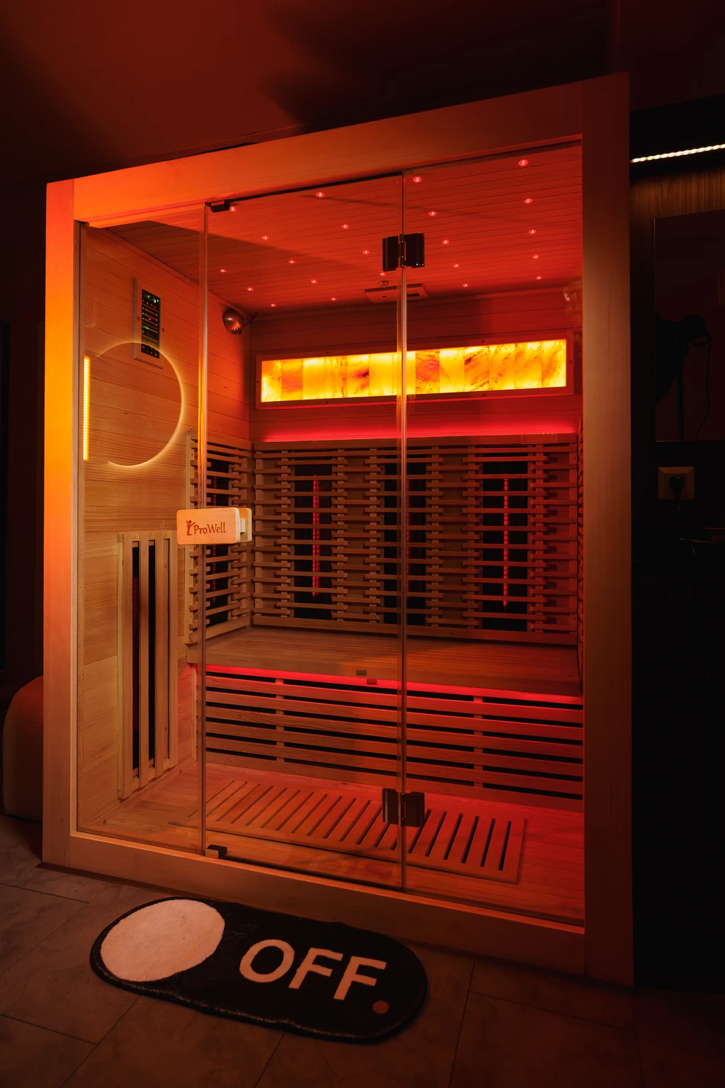 Infra sauna v OFF.